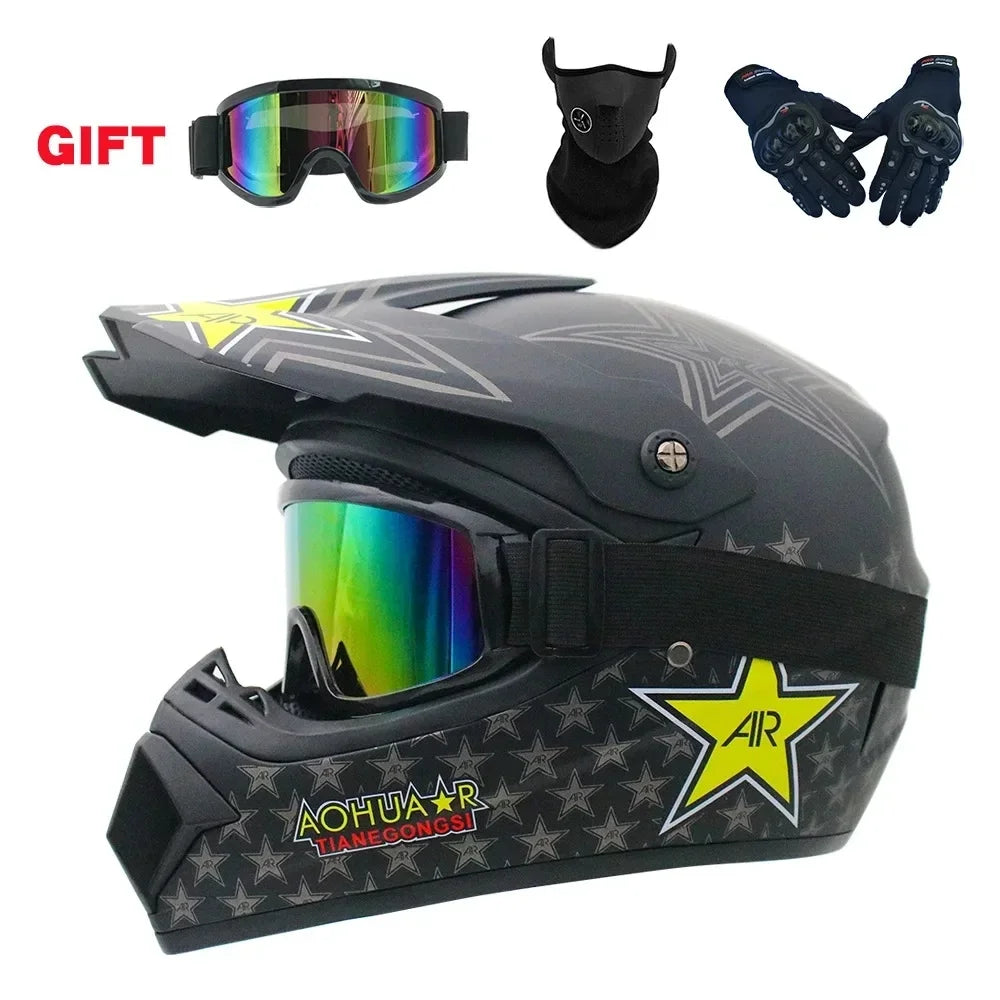 Full Face Off-Road Motorcycle Helmet – Downhill AM DH Cross Motocross Capacete Casco   2/2