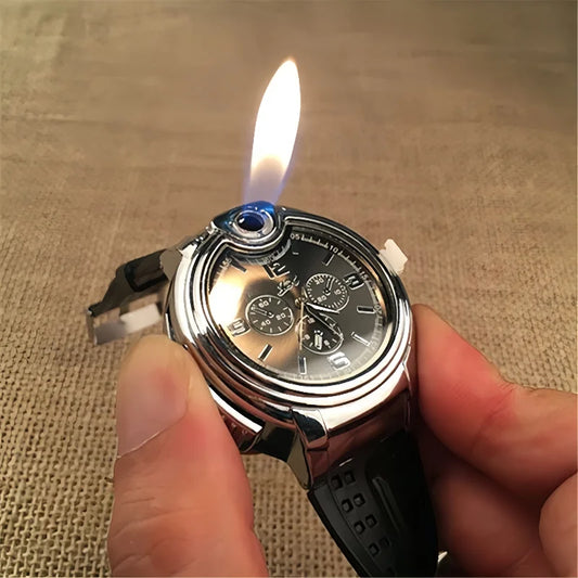 2025 Outdoor Metal Gas Lighter – Windproof Portable Inflatable Flame Lighter, Cool Fashion Gift for Smoking