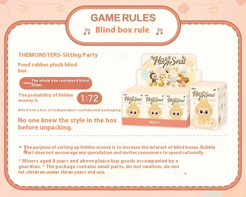 Popmart Labubu The Monsters Blind Box - Manga Figurine Collection & Cute Desktop Doll Gift