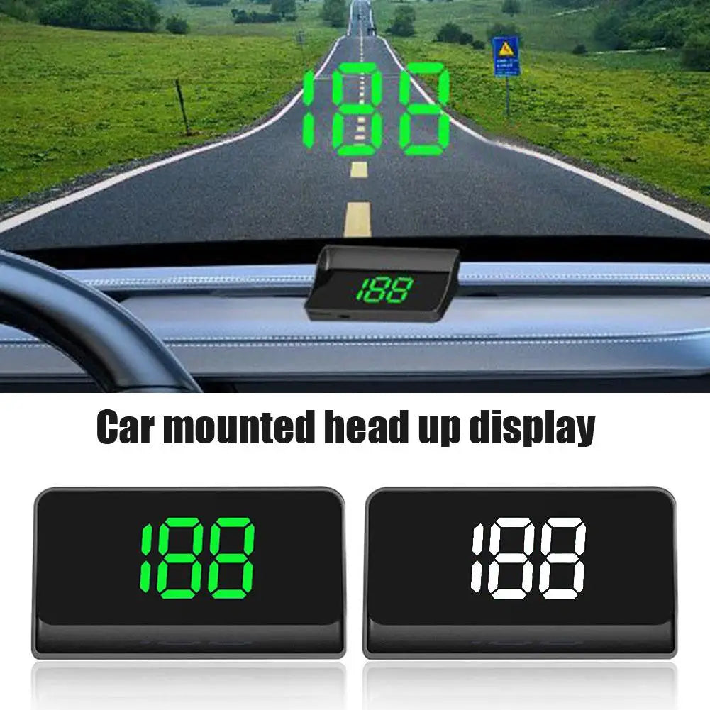 Car Head-Up HD Display GPS Speedometer – Digital HUD Windshield Projector for All Cars, Auto Electronics Accessory
