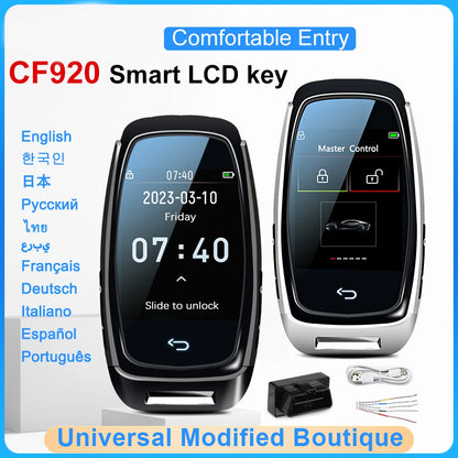 CF920 Universal Remote – Smart LCD Key, Keyless Entry and Auto Lock for Audi, BMW, Ford, Mazda, Toyota, KIA