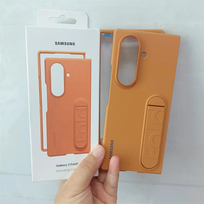 Samsung Galaxy Z Fold 7 5G Sensory Standing Phone Case — Foldable Bracket Hard PC Anti-Fall Shockproof Cover