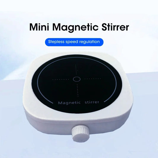 Portable 1L Magnetic Stirrer 4000RPM — Mini Lab & Kitchen Liquid Mixer/Stirring Plate