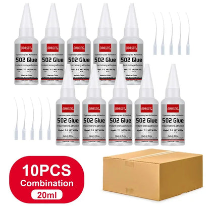 High Quality 502 Super Glue – Fast-Bonding Universal Adhesive for Toys, Crafts, Shoes, Paper, Wood & Plastic | Factory Direct Sale