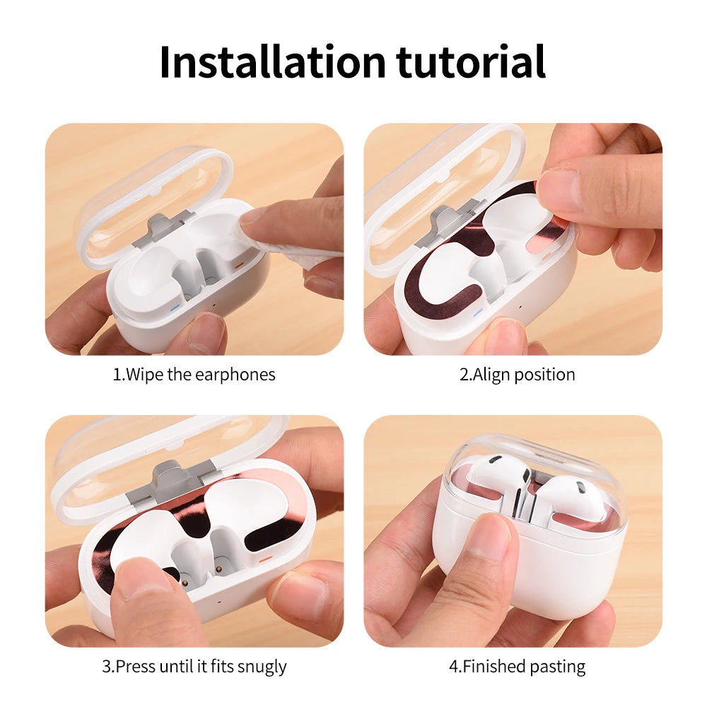 Dustproof & Scratchproof Sticker for Samsung Galaxy Buds 3 Pro – Protective Film for Earphone Case