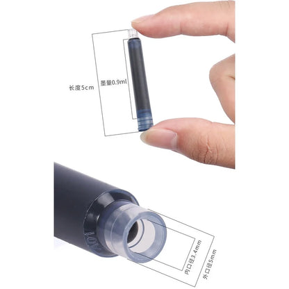 EF Fountain Pen Set: 0.38mm Replaceable Ink Refill - Ideal for Students, Business, School, Office Supplies