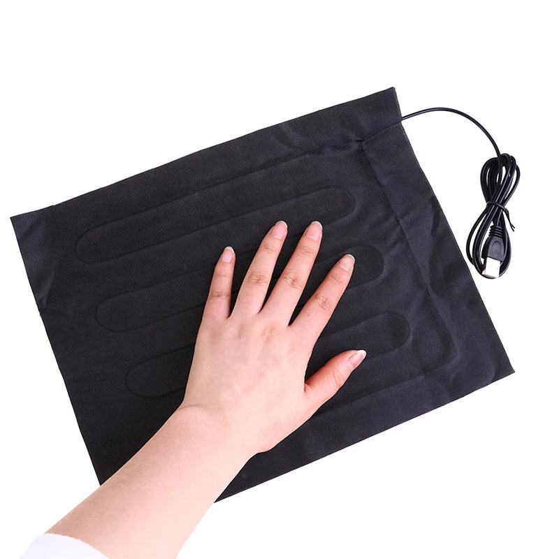 5V USB Heating Pad - Portable Warming Massage Heater for Body, Feet, Mouse Pad, Shoes & Gloves