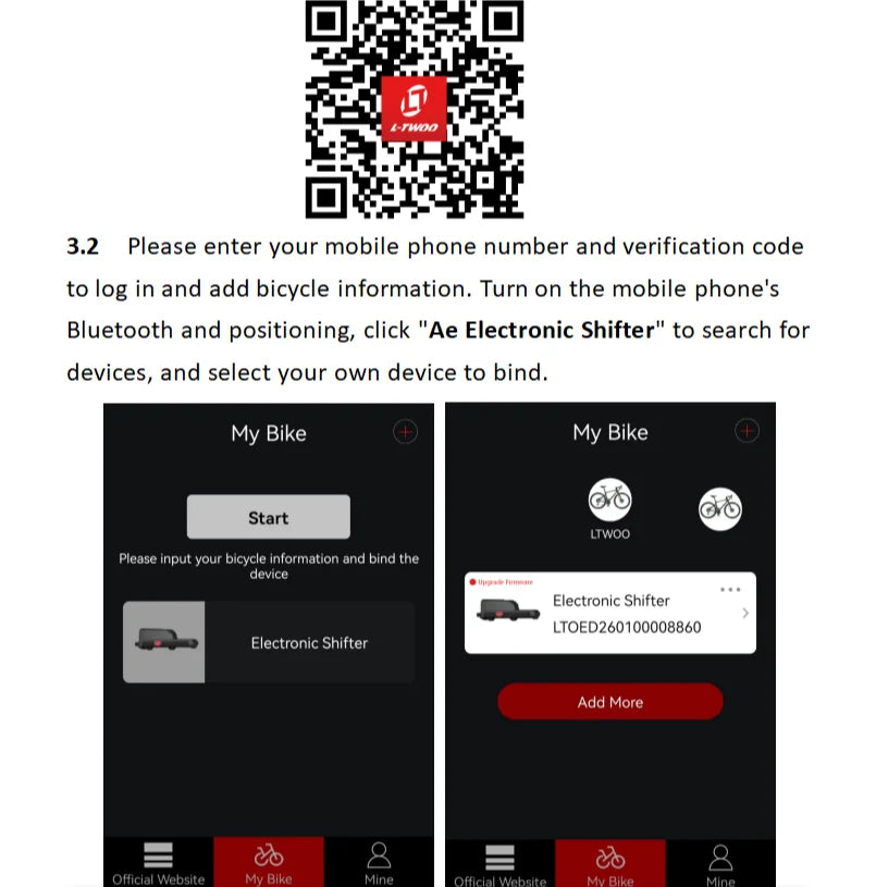 LTWOO Ae Wireless Bike Groupset Kit — 3s-13s Electronic Derailleur, Shifter Lever & Drivetrain Parts