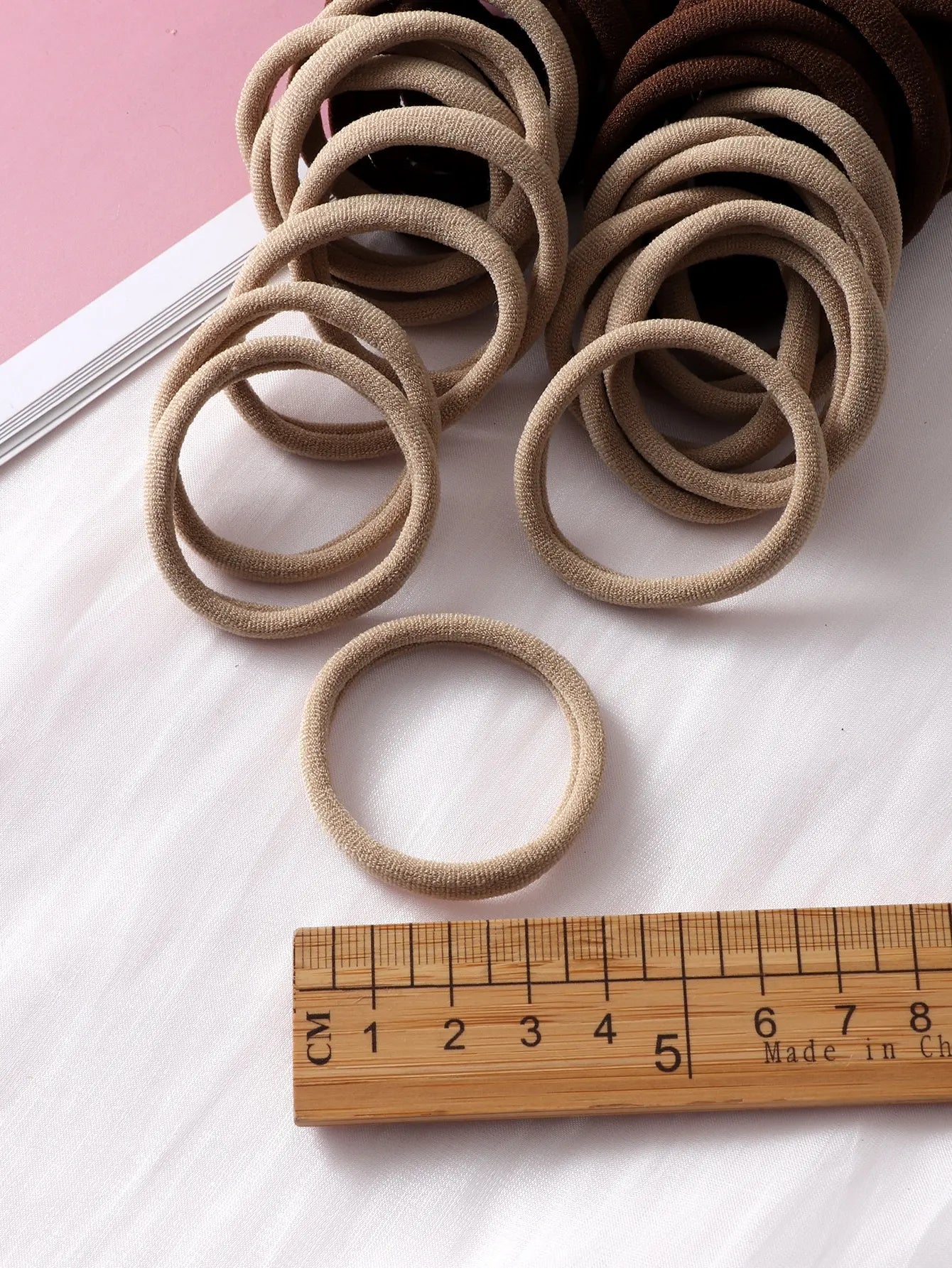 High Elasticity Hair Rope Set: 50pcs Seamless Black Coffee Brown Hair Rings - Girls' Hair Accessories