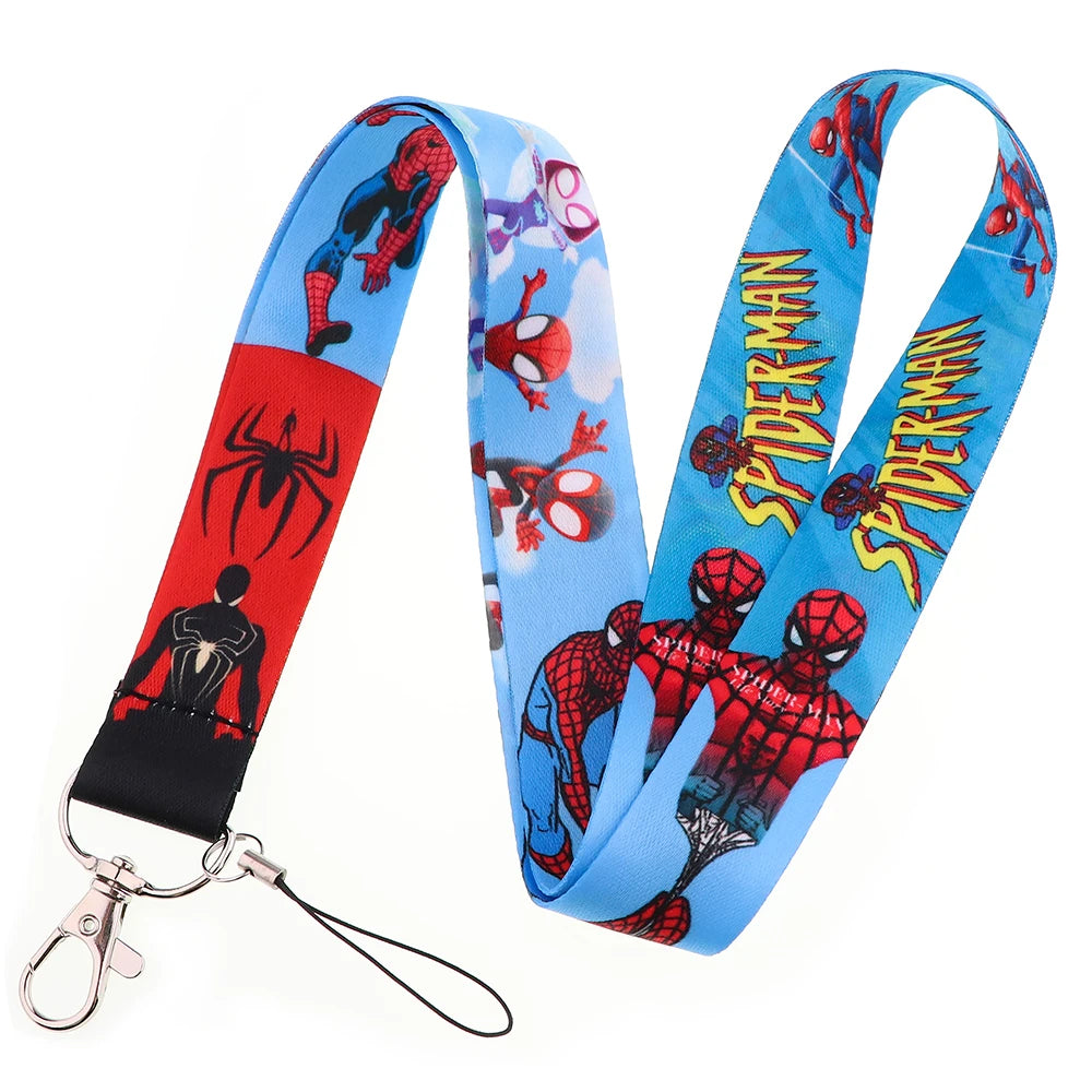 Cartoon Credential Holder Keychain – Cool Lanyard for Key, ID Card, Gym Badge & Cosplay Gift