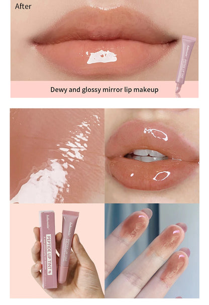 10ml Mirror Lip Glaze – Moisturizing Jelly Lip Oil for Hydration, Protection & Long-Lasting Shine