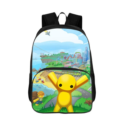 Wobbly Life Gaming Backpack – Funny School & College Bookbag for Students, Men & Women Daypack