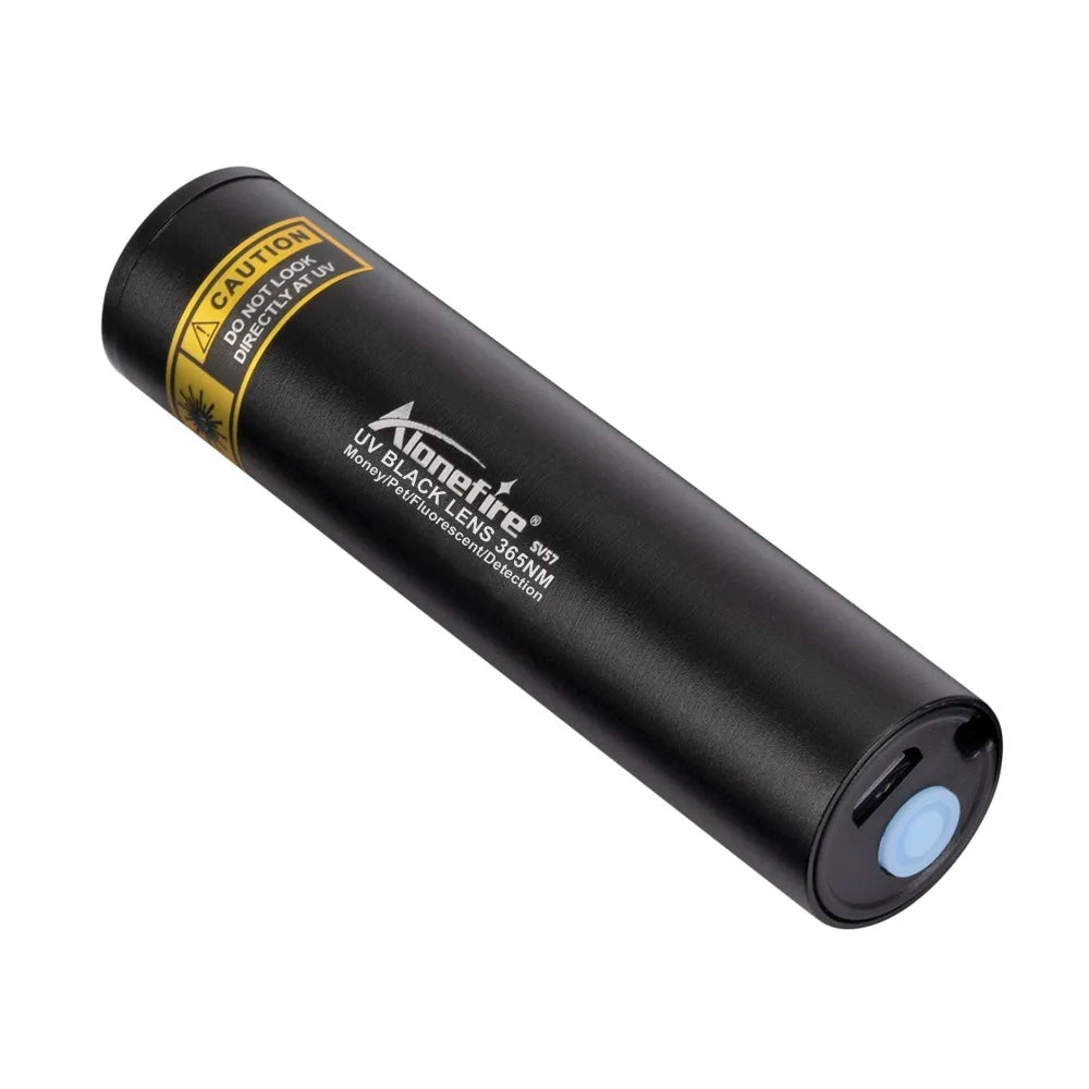 Mini 3W 365nm UV Flashlight – Rechargeable Ultraviolet Torch for Manicures, Pet Urine, Tinea, Money, Ore & Scorpion Detection