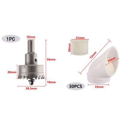 Hydroponic Lita Planting System — Soilless Fruit & Vegetable Garden with Alloy Multi-Tooth Drill