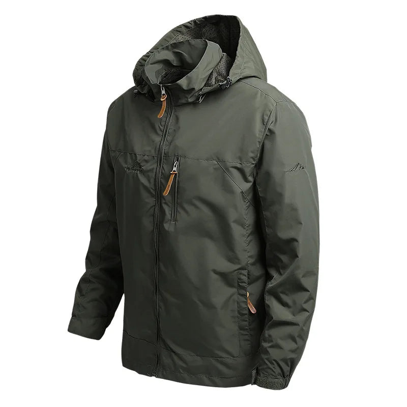 Men's Autumn Windbreaker Jacket – Oversized Windshield Coat for Spring ...