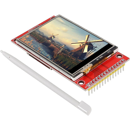 2.4" SPI TFT LCD Touch Screen – ILI9341 240x320 Display Module for STM32, 5V/3.3V SPI Serial Interface