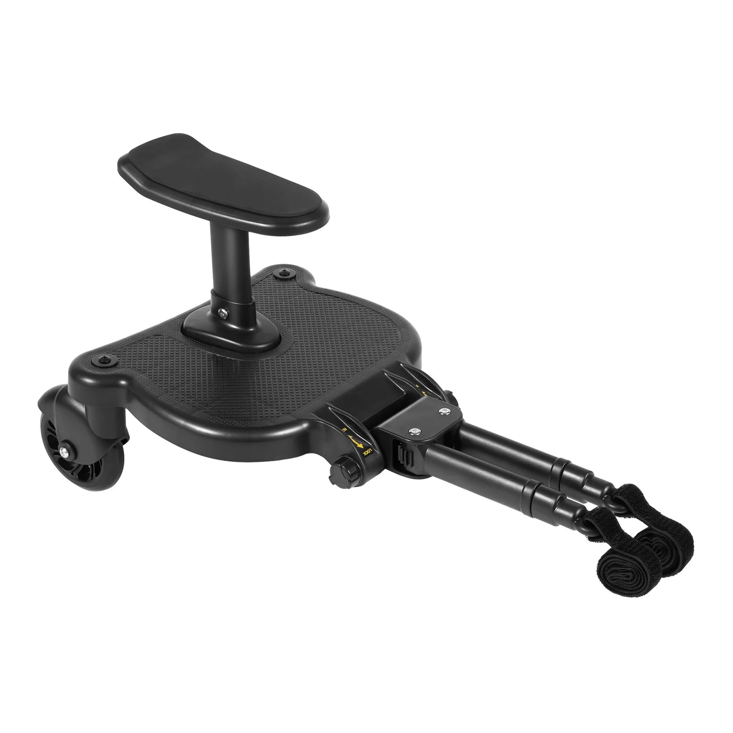 2-in-1 Universal Stroller Buggy Board with Detachable Seat – Pram Pedal Adapter for Kids, 25kg Load Capacity