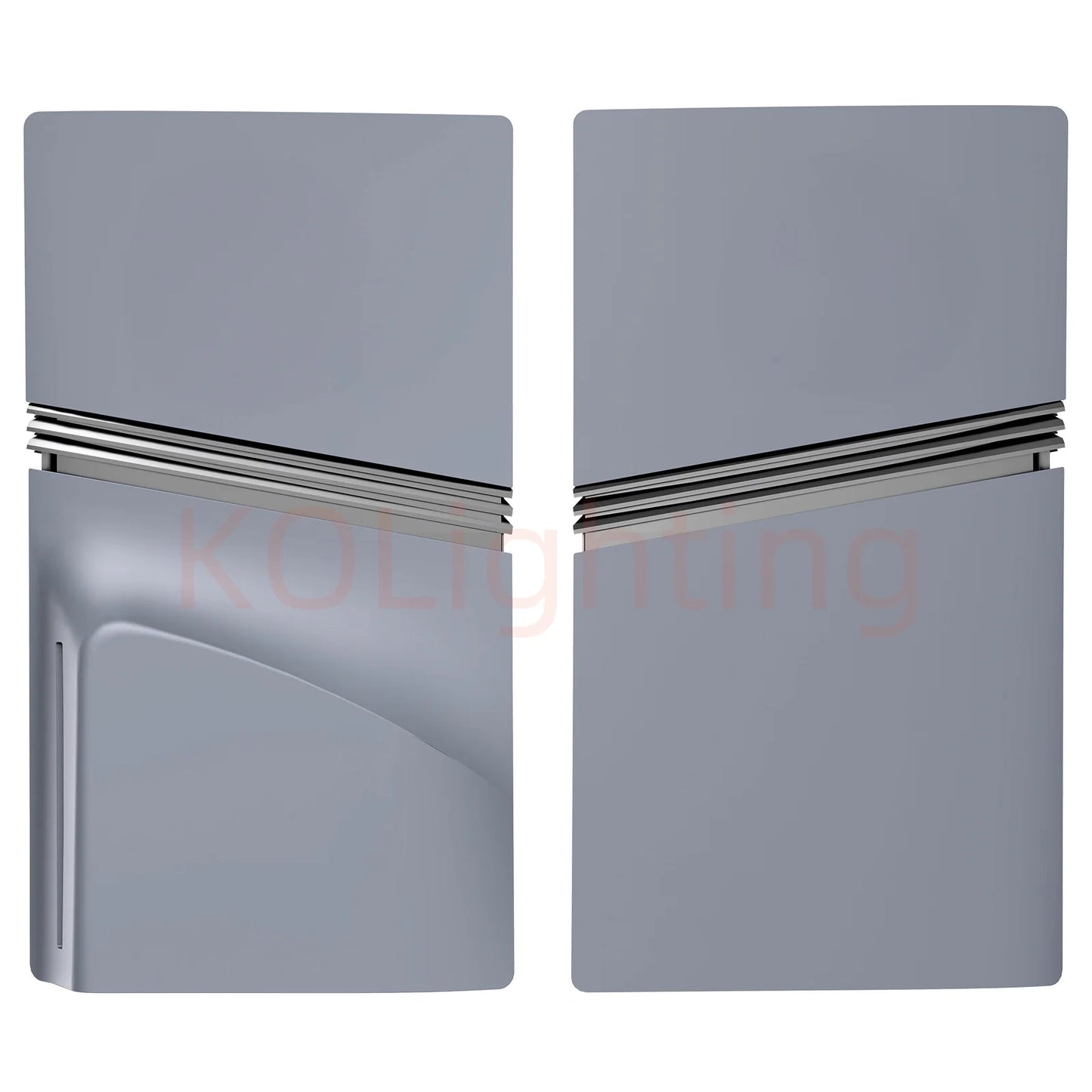 PS5 Pro 30th Anniversary Limited Edition – Grey Disc Edition Replacement Faceplate Shell with Logo & Sticker