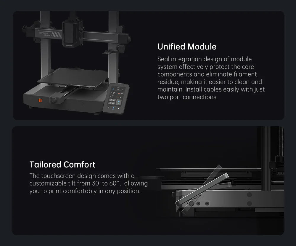ANYCUBIC Kobra 3 Combo Multi-Color FDM 3D Printer – 600mm/s Speed, 250x250x260mm Build Volume
