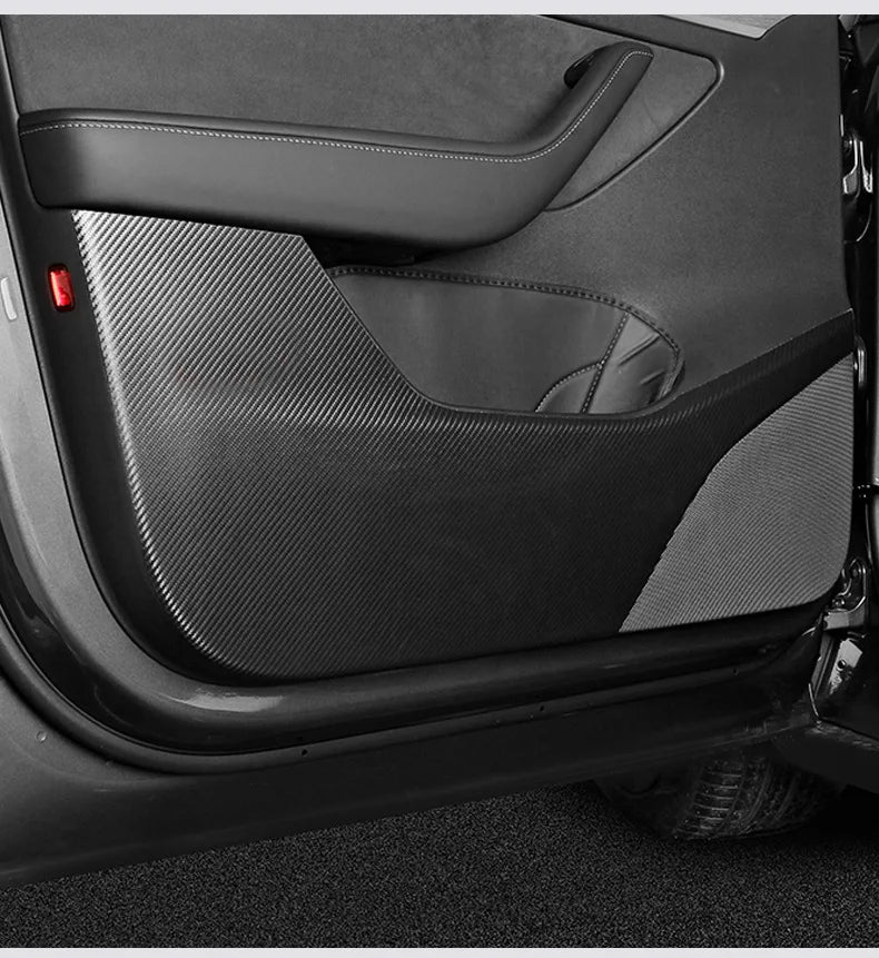 Tesla Model Y/3 2021-2023 Door Anti-Kick Protective Sticker – Soil-Proof & Anti-Scratch Side Door Mat Protector