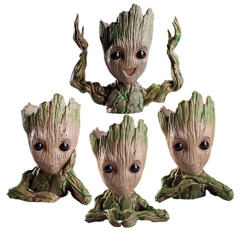 Groot Planter Flower Pot for Indoor Plants – Anime Figurine Ornament & Home Decor Gift