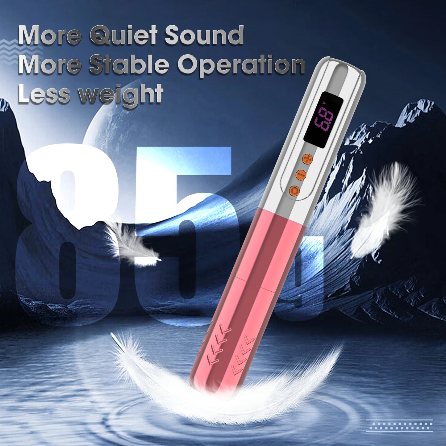 EZ NOVI Wireless Permanent Makeup Pen Machine – Battery SMP & Tattoo Micropigmentation Kit (3 Batteries)