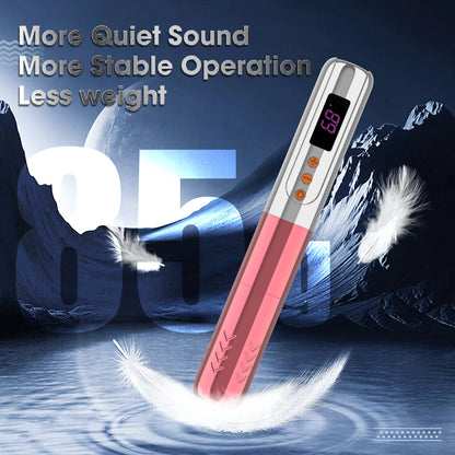 EZ NOVI Wireless Permanent Makeup Pen Machine – Battery SMP & Tattoo Micropigmentation Kit (3 Batteries)