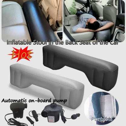 Car Travel Inflatable Mattress – Back Seat Air Bed Gap Filler for Long-Distance Camping