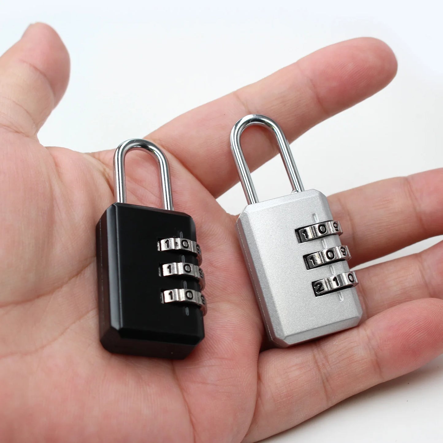Small 3-Digit Combination Lock – Luggage, Backpack, Toolbox & Locker Padlock for Travel and Security