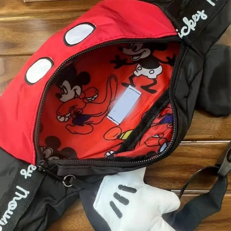 Mickey Mouse Waist Bag – Adjustable Crossbody Pack for Kids & Girlfriend Gift 2025