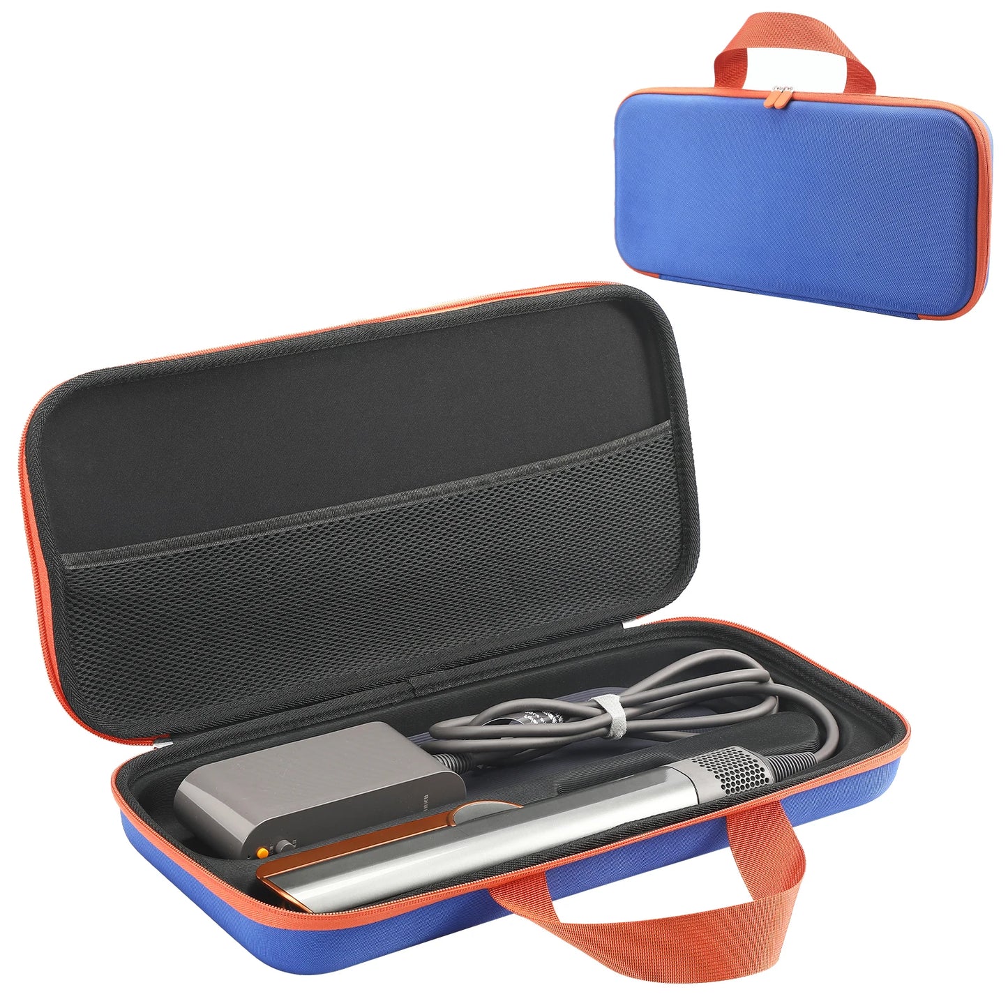 Hard Carrying Case with Mesh Bag – Anti-Scratch Storage for Dyson Airstrait HT01 & Dyson Corrale HS03 Hair Straighteners