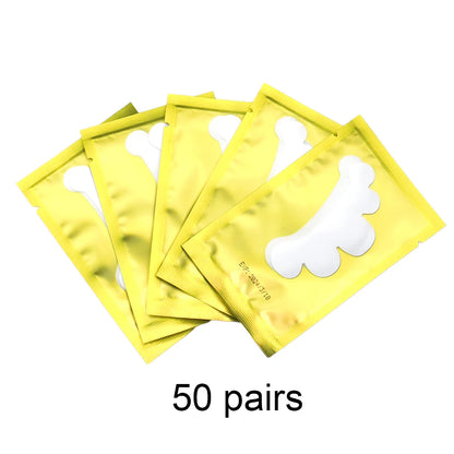 20/50 Pairs Hydrogel Lash Extension Patches | Under Eye Stickers for Grafting & Makeup | Eyelash Extension Tools