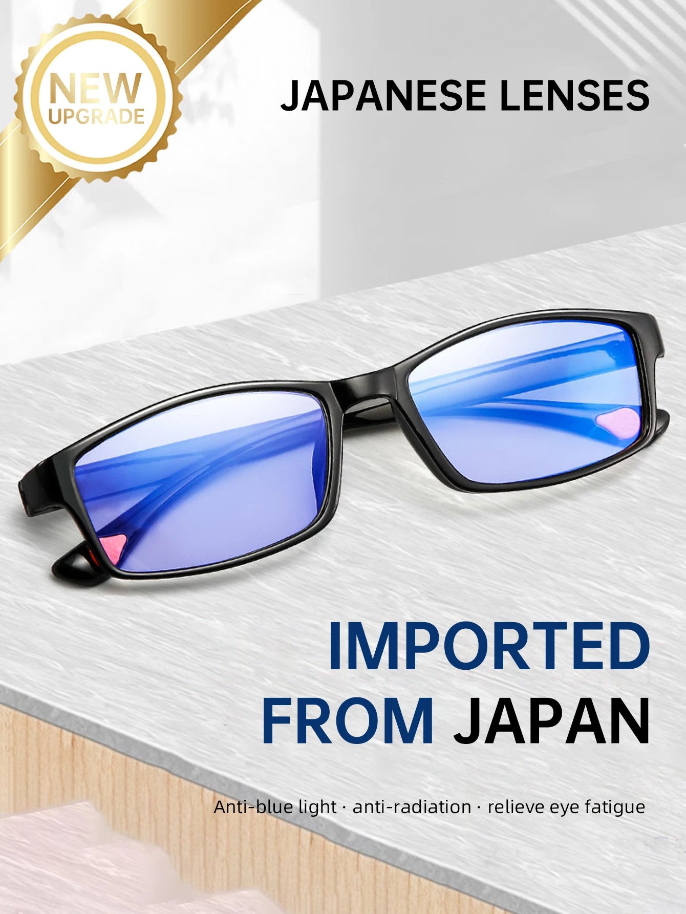 Ultralight Reading Glasses – Anti Blue-Light Presbyopic Eyewear for Hyperopia +1.0 to +4.0