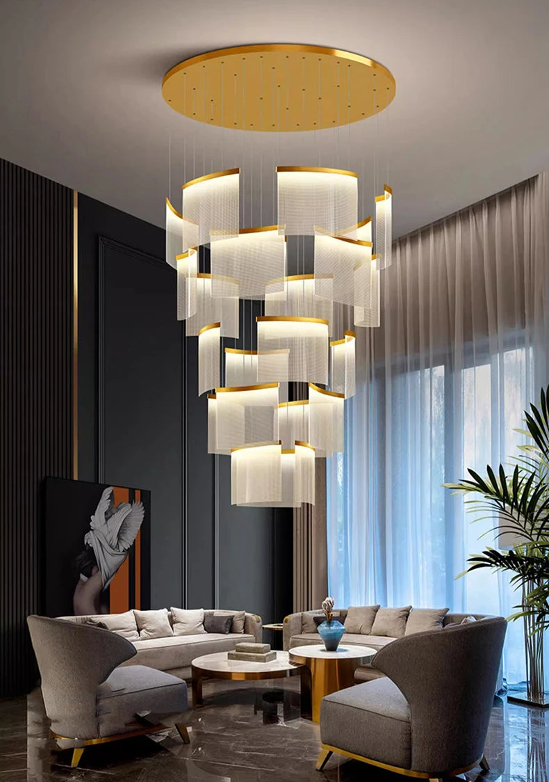 Modern LED Ceiling Pendant Lamp – Decorative Indoor Lighting Chandelier for Bedroom & Dining Room