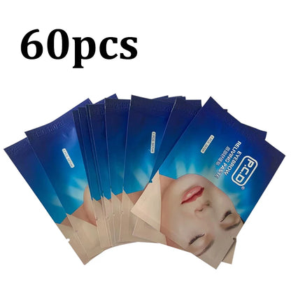 60pcs PCD Paste Mask – Semi-Permanent Makeup & Tattoo Pain Relief Cream with Moisturizer for Eyebrow, Lip, and Body Art