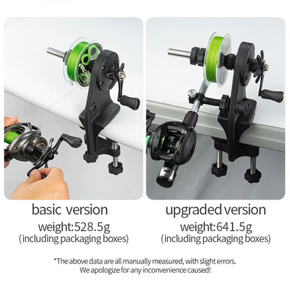 LINNHUE Lightweight Fishing Line Winder Spooler – Antirust Sturdy Tool for Spinning & Baitcasting Reels, Fishing Accessories