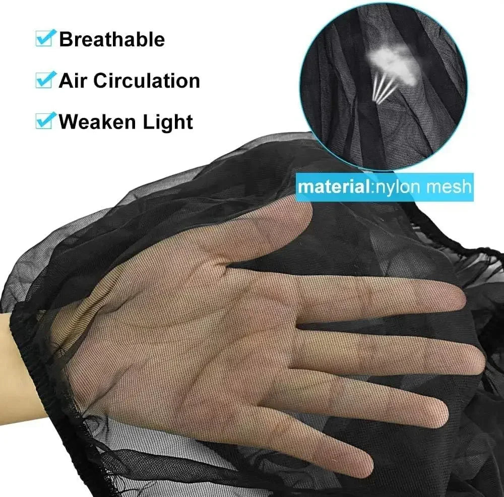 Stretchy Mesh Bird Cage Cover - Easy Cleaning Guard and Catcher - Parrot Cage Skirt Net Jaula Para Pájaros