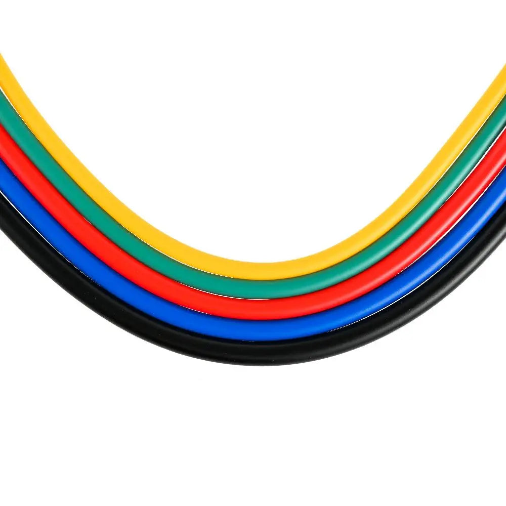 11Pcs Elastic Resistance Bands Set for Fitness, Bodybuilding & Home Gym Workouts