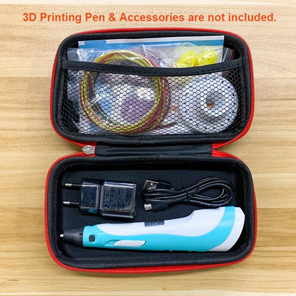 Portable Storage Bag for 3D Printing Pens: Travel Case with Special Compartments - Essential 3D Pen Accessory