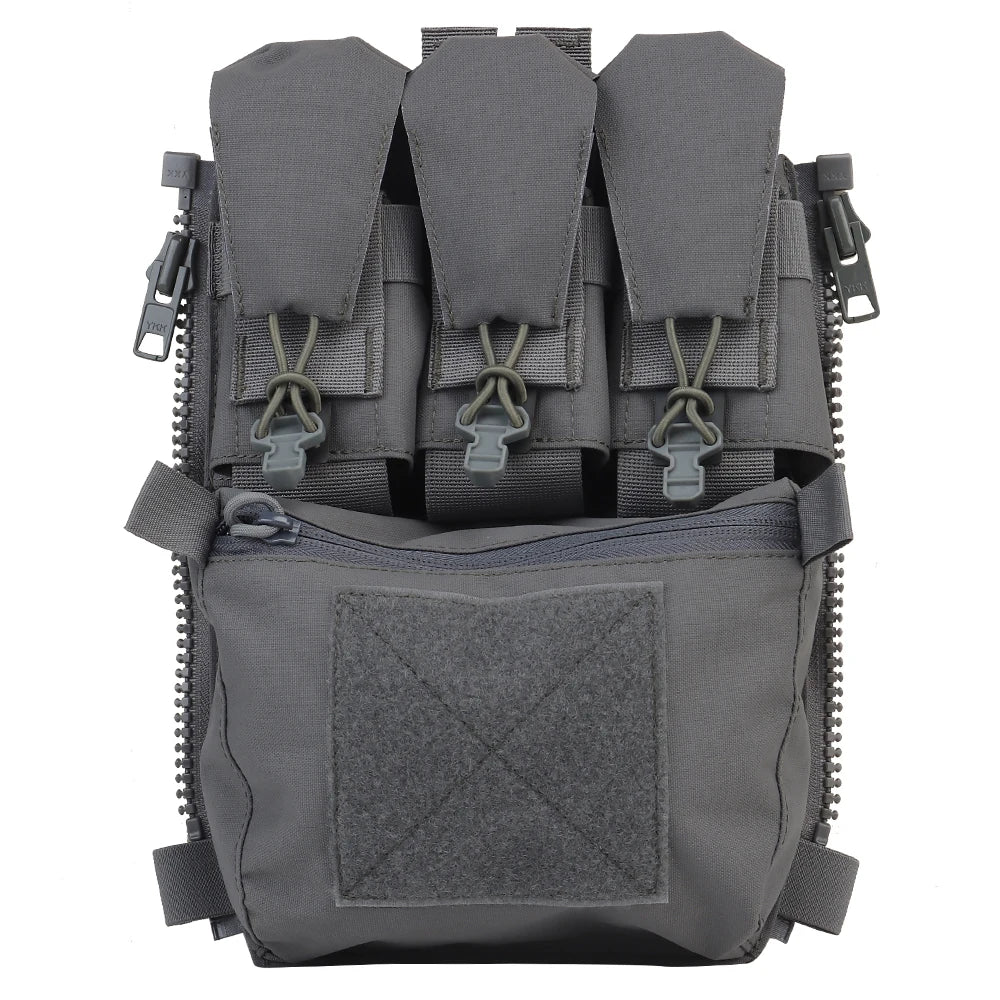 Assault Adapt Banger Back Panel Zip-On Rear Pack – Tactical Vest FCPC V5 Plate Carrier Accessories Bag with GP Pouch & Multitools Pocket