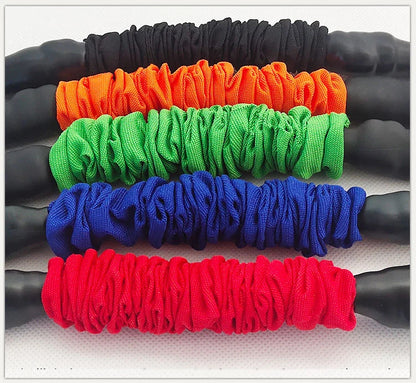 Thickened Latex Resistance Bands — 30/42/65/80cm Pull Rope for Gym, Fitness Training & Taekwondo (Customizable)