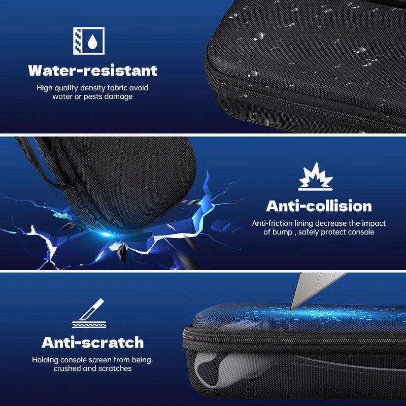 EVA Portable Shockproof Case for PS5 Portal — Protective Anti-Drop Storage Bag for Sony PlayStation Handheld Game Console