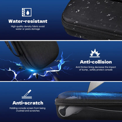 EVA Portable Shockproof Case for PS5 Portal — Protective Anti-Drop Storage Bag for Sony PlayStation Handheld Game Console