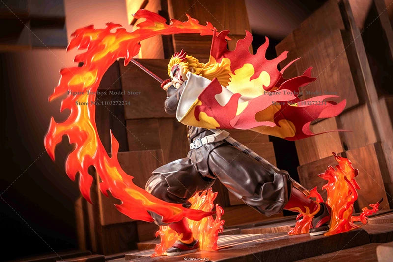 Mini Renguko 1/12 Scale Rengoku Kyoujurou Mini Figure Accessory – White & Red Cloak ...