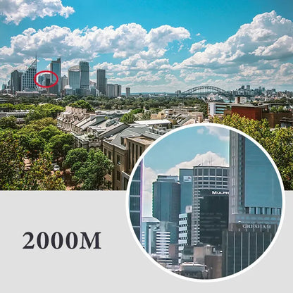 HD Powerful Binoculars: 40x22 Folding Mini Telescope for Long Range Viewing - BAK4 FMC Optics, Ideal for Hunting, Sports, Outdoor Activities