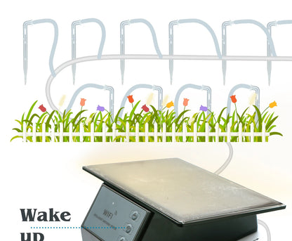 Tuya WiFi Solar Smart Drip Irrigation System — Remote Control Watering Kit for Garden & Balcony Plants