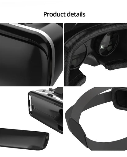 VR Shinecon 10.0 3D Virtual Reality Headset – Helmet Goggles for Smartphone Gaming