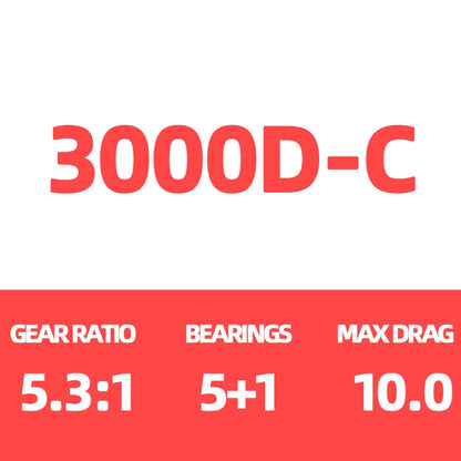 2023 DAIWA EXCELER LT Spinning Fishing Reel 5+1BB Drag 12kg Baitcasting Saltwater & Freshwater Reel