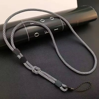 Long Neck Hanging Chain Hand-woven Mobile Phone Lanyard Strong and Length Adjustable Dual-use Lanyard Phone Anti-lost Pendant
