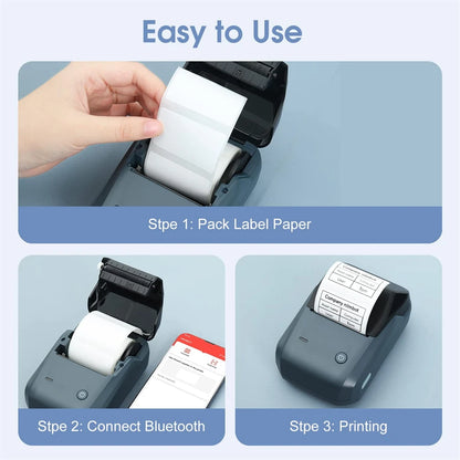 Niimbot B1 Mini Portable Thermal Printer – Self-Adhesive Label Maker, Pocket Printer, Bluetooth Labeling Machine